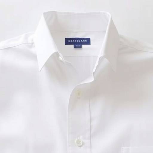 Camicia bianca da uomo Bellissima Moda in cotone egiziano con colletto classico.
